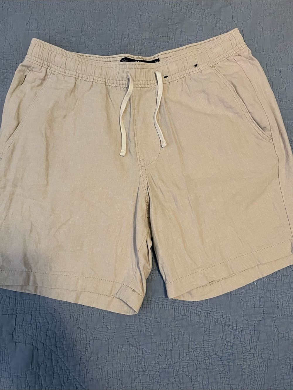 Hollister Linen Blend Jogger Shorts 5”